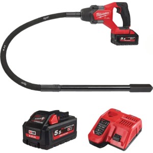 Вібратор занурювальний акумуляторний безщітковий MILWAUKEE, M18 FCVN12-551, 1,2м (зарядний пристрій M12-18 FC, 1 акумулятор М18