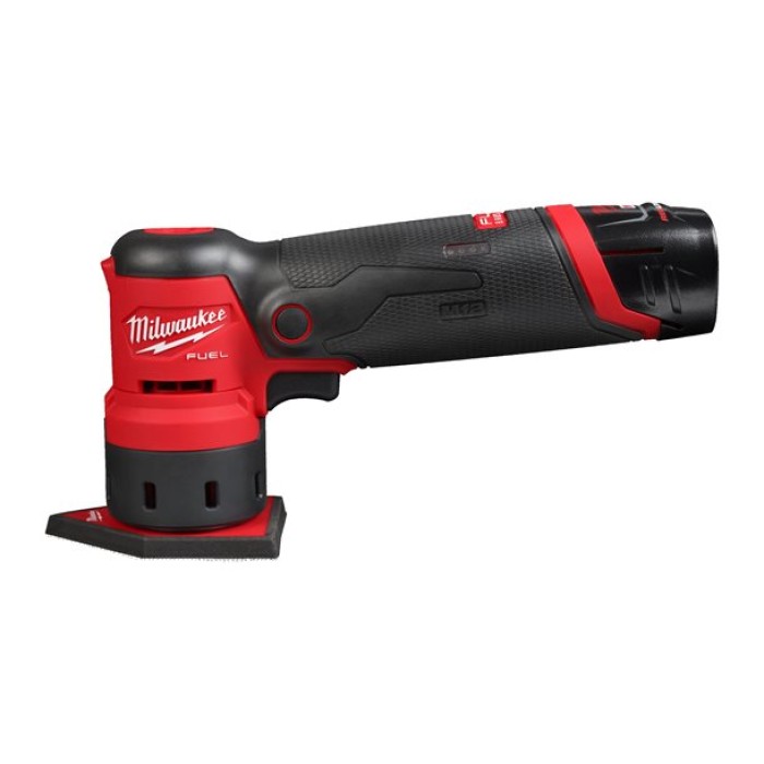 Шліфмашина вібраційна акумуляторна безщіткова MILWAUKEE, M12 FDSS-422X (зарядний пристрій С12 С, 1 акумулятор М12 В2 2Аг, 1 акум Шліфмашина вібраційна акумуляторна безщіткова MILWAUKEE, M12 FDSS-422X (зарядний пристрій С12 С, 1 акумулятор М12 В2 2Аг, 1 акум