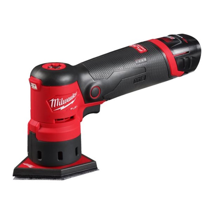 Шліфмашина вібраційна акумуляторна безщіткова MILWAUKEE, M12 FDSS-422X (зарядний пристрій С12 С, 1 акумулятор М12 В2 2Аг, 1 акум Шліфмашина вібраційна акумуляторна безщіткова MILWAUKEE, M12 FDSS-422X (зарядний пристрій С12 С, 1 акумулятор М12 В2 2Аг, 1 акум