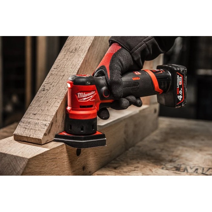 Шліфмашина вібраційна акумуляторна безщіткова MILWAUKEE, M12 FDSS-422X (зарядний пристрій С12 С, 1 акумулятор М12 В2 2Аг, 1 акум Шліфмашина вібраційна акумуляторна безщіткова MILWAUKEE, M12 FDSS-422X (зарядний пристрій С12 С, 1 акумулятор М12 В2 2Аг, 1 акум