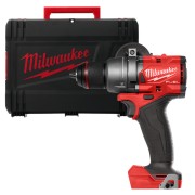 Дриль-шурупокрут з ударом акумуляторний безщітковий MILWAUKEE, M18 FPD3-0X, 158Нм (каркас, кліпса для реміня, бічна рукоять, НDк