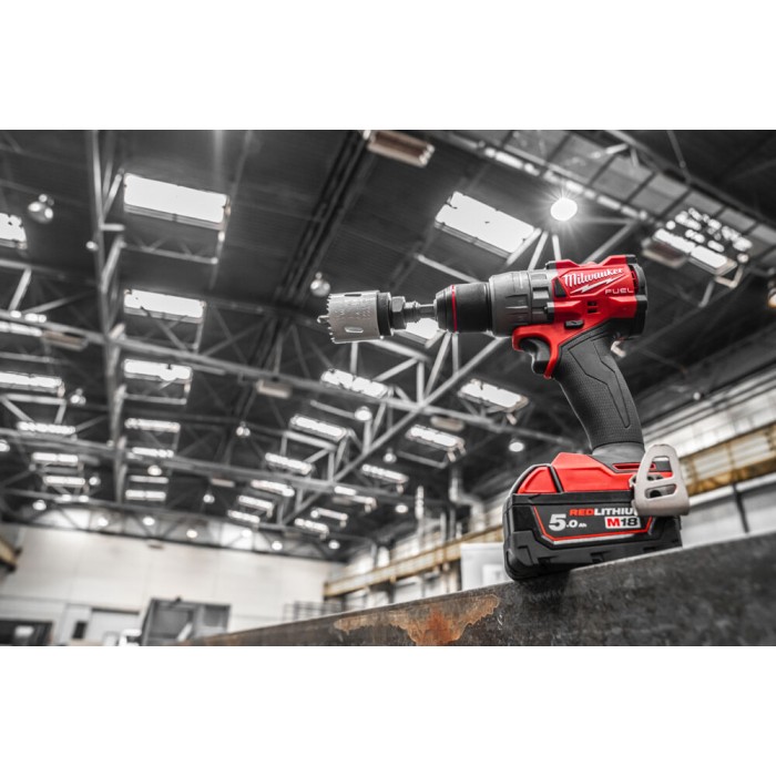 Дриль-шуруповерт акумуляторний безщітковий MILWAUKEE, M18 FDD3-0X,158Нм (каркас, кліпса для ременя, бічна ручка, HD кейс) Дриль-шуруповерт акумуляторний безщітковий MILWAUKEE, M18 FDD3-0X,158Нм (каркас, кліпса для ременя, бічна ручка, HD кейс)