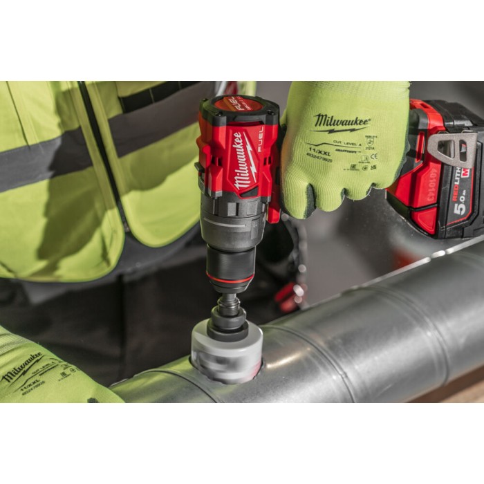 Дриль-шуруповерт акумуляторний безщітковий MILWAUKEE, M18 FDD3-0X,158Нм (каркас, кліпса для ременя, бічна ручка, HD кейс) Дриль-шуруповерт акумуляторний безщітковий MILWAUKEE, M18 FDD3-0X,158Нм (каркас, кліпса для ременя, бічна ручка, HD кейс)