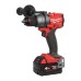 Дриль-шуруповерт акумуляторний безщітковий MILWAUKEE, M18 FDD3-502X, 158Нм (зарядний пристрій М12-18 FC, 2 акумулятори М18 В5 5А