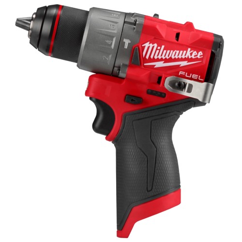 Дриль-шуруповерт з ударом акумуляторний безщітковий MILWAUKEE, M12 FPD2-0, 37/45Нм (каркас. кліпса для ременя, картонне пакуванн