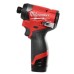 Шуруповерт ударний акумуляторний безщітковий 1/4'' HEX MILWAUKEE, M12 FID2-202Х, 170Нм (зарядний пристрій С12 С, 2 акумулятори М