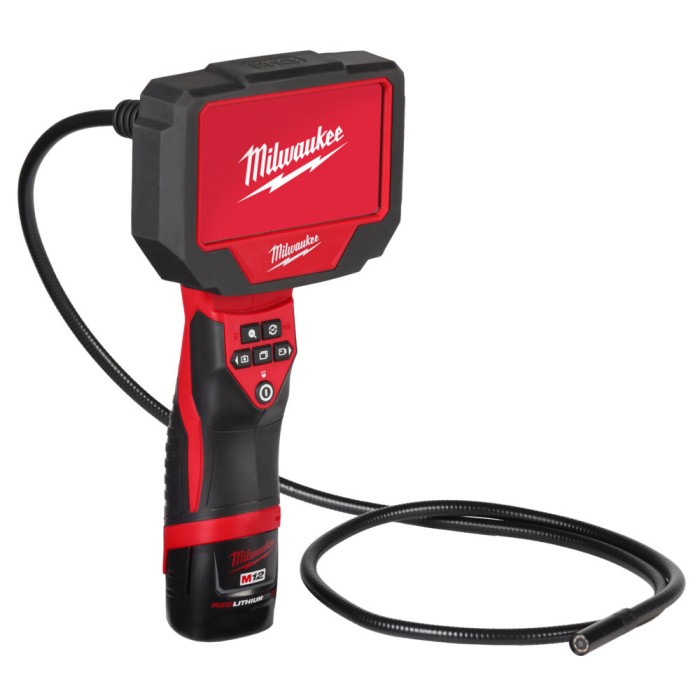 Камера інспекційна акумуляторна MILWAUKEE, M12 360IC12-201C, 1м (зарядний пристрій С12 С, 1 акумулятор 2Ач, кейс) Камера інспекційна акумуляторна MILWAUKEE, M12 360IC12-201C, 1м (зарядний пристрій С12 С, 1 акумулятор 2Ач, кейс)