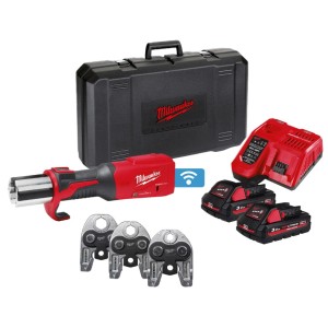 Обтискач гідравлічний акумуляторний для труб MILWAUKEE, M18 ONEBLHPT-302C Geberit Mapress Set (зарядний пристрій М12-18 FC, 2 ак