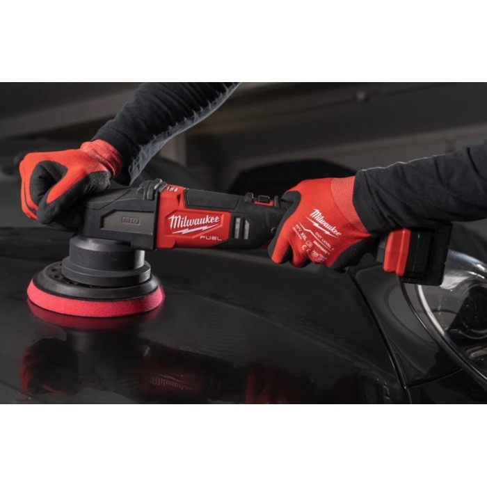 Машина полірувальна акумуляторна ексцентрикова безщіткова MILWAUKEE, M18 FROP15-502X KIT, діаметр 125мм (зарядний пристрій M12-1 Машина полірувальна акумуляторна ексцентрикова безщіткова MILWAUKEE, M18 FROP15-502X KIT, діаметр 125мм (зарядний пристрій M12-1