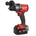 Дриль-шуруповерт акумуляторний безщітковий MILWAUKEE, M18 FDD3-402C, 158Нм (зарядний пристрій М12-18 С, 2 акумулятори М18 В4 4Аг