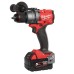 Дриль-шуруповерт з ударом акумуляторний безщітковий MILWAUKEE, M18 FPD3-402С, 158Нм (зарядний пристрій М12-18 С, 2 акумулятори М