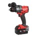 Дриль-шуруповерт з ударом акумуляторний безщітковий MILWAUKEE, M18 FPD3-402С, 158Нм (зарядний пристрій М12-18 С, 2 акумулятори М
