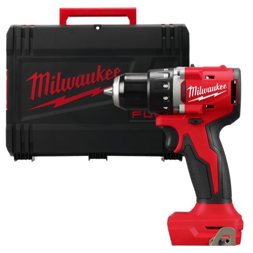 Дриль-шуруповерт акумуляторний безщітковий MILWAUKEE, M18 BLDDRC-0X, 60,5Нм (каркас, кліпса для ременя, HDкейс)