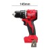 Дриль-шуруповерт акумуляторний безщітковий MILWAUKEE, M18 BLDDRC-202C, 60,5Нм (зарядний пристрій М12-18 С, 2 акумулятори М18 В2