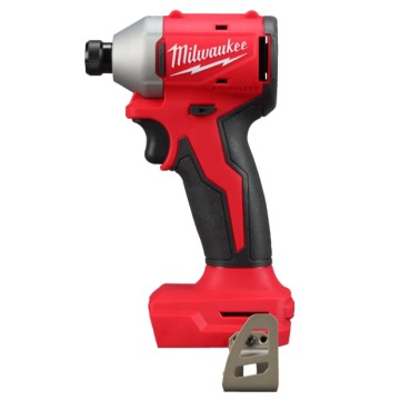 Шурупокрут ударний акумуляторний безщітковий 1/4'' HEX MILWAUKEE, M18 BLIDRC-0. 190Нм (каркас, кліпса для ременя)