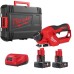 Рубанок акумуляторний безщітковий MILWAUKEE, M12 BLP-402X (зарядний пристрій С12, 2 акумулятори М12 В4 4Аг, HDкейс)