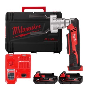 Інструмент для кабельних конекторів акумуляторний MILWAUKEE, M18 BSBT-202X (зарядний пристрій М12-18 FC. 2 акумулятори М18 В2 2А