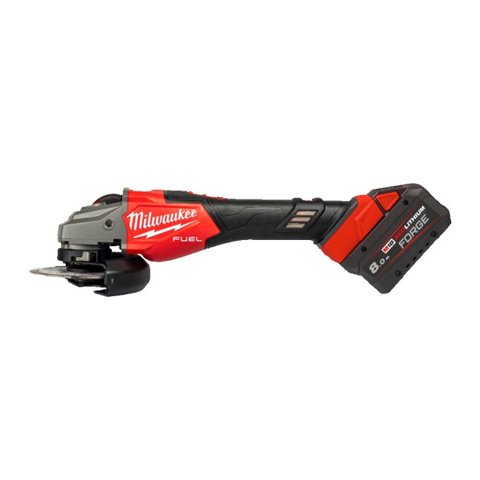 Шліфмашина кутова - болгарка акумуляторна безщіткова MILWAUKEE, M18 FHSAG125XB2-802X, 1800Вт діаметр 125мм (зарядний пристрій M1 Шліфмашина кутова - болгарка акумуляторна безщіткова MILWAUKEE, M18 FHSAG125XB2-802X, 1800Вт діаметр 125мм (зарядний пристрій M1