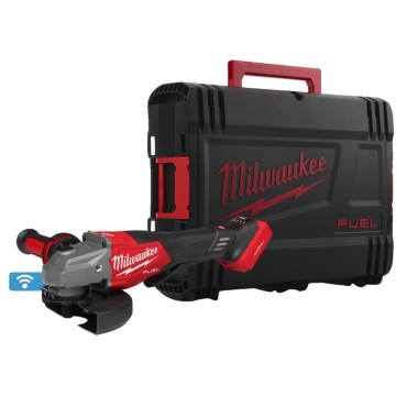 Шліфмашина кутова акумуляторна безщіткова MILWAUKEE, M18 FHSAGO125VXPDB2-0X, діаметр 125мм (антивібраційна бічна рукоятка, захис