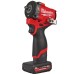 Гайковерт акумуляторний безщітковий 3/8'' MILWAUKEE, M12 FCIWF38G3-502X, 745Нм, з кільцем (зарядний пристрій С12 С, 2 акумулятор