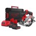 Пила дискова ручна акумуляторна безщіткова MILWAUKEE, M12 FCS442-502X, діаметр 140мм (зарядний пристрій С12 С, 2 акумулятори М12
