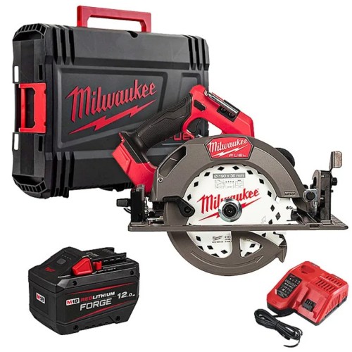 Пила дискова ручна акумуляторна MILWAUKEE, M18 FCS66GR3-121C, діаметр 190мм (зарядное устройство М12-18 FC, 1 аккумулятор М18 FB
