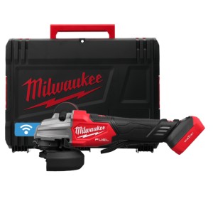 Шліфмашина кутова - болгарка акумуляторна безщіткова MILWAUKEE, M18 FSAGSVO125X-0X, діаметр 125мм 1200Вт (каркас, антивібраційна