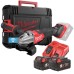 Шліфмашина кутова акумуляторна MILWAUKEE, M18 FSAGSVO125X-502X, 1200 Вт діаметр 125мм (+зар.пр., 2ак.Х5Аг, HD кейс)