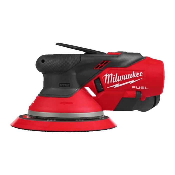 Шліфмашина ексцентрикова акумуляторна безщіткова MILWAUKEE M12 FROS5-502X, діаметр150мм (зарядний пристрій С12 С, 2 акумулятори Шліфмашина ексцентрикова акумуляторна безщіткова MILWAUKEE M12 FROS5-502X, діаметр150мм (зарядний пристрій С12 С, 2 акумулятори
