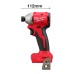 Шуруповерт ударний акумуляторний безщітковий 1/4'' HEX MILWAUKEE, M18 BLIDRC-0. 190Нм (каркас, кліпса для ременя, картонне пакув
