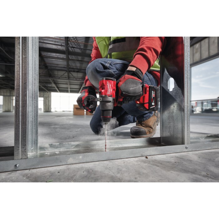 Дриль-шуруповерт акумуляторний безщітковий MILWAUKEE M18 FDD3-0, 158Нм (каркас, кліпса для ременя, бічна рукоять, картонна упако Дриль-шуруповерт акумуляторний безщітковий MILWAUKEE M18 FDD3-0, 158Нм (каркас, кліпса для ременя, бічна рукоять, картонна упако
