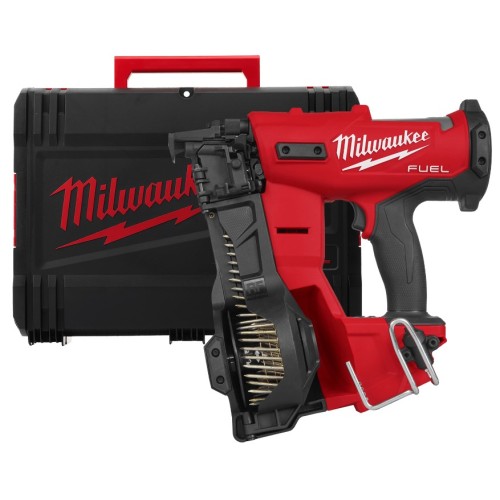 Пістолет цвяхозабивний акумуляторний безщітковий MILWAUKEE, M18 FRCN45-0X, 19-45мм (каркас, HDкейс)