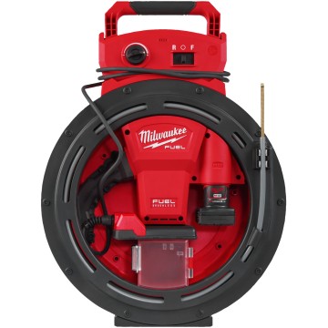 Машина прочистна акумуляторна MILWAUKEE, M12 HSFSM-602, 5м (зарядний пристрій С12 С, 2 акумулятори М12 В6 6Аг, картонне пакуванн