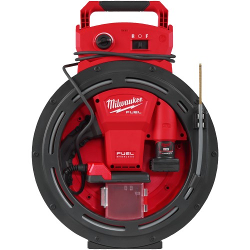 Машина прочистна акумуляторна MILWAUKEE, M12 HSFSM-602, 5м (зарядний пристрій С12 С, 2 акумулятори М12 В6 6Аг, картонне пакуванн