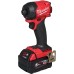 Шуруповерт ударний гідравлічний акумуляторний безщітковий MILWAUKEE, M18 FIDRQ-502X,113Нм (зарядний пристрій М12-18 FC, 2 акумул