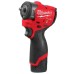 Гайковерт акумуляторний безщітковий 3/8'' MILWAUKEE, M12 FSCIWF38-252X, 305Нм, з кільцем (зарядний пристрій С12 С, 2 акумулятори