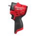 Гайковерт акумуляторний безщітковий 1/4'' MILWAUKEE, M12 FSCIWF14-0, 136Нм, з кільцем (картонне пакування)