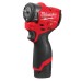 Гайковерт акумуляторний безщітковий 1/4'' MILWAUKEE, M12 FSCIWF14-252X, 136Нм, з кільцем (зарядний пристрій С12 С, 2 акумулятори