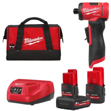 Шліфмашина кутова цангова акумуляторна MILWAUKEE, M12 FDGA2-522B, діаметр цанг 6/8мм (зарядний пристрій С12 С, 1 акумулятор М12