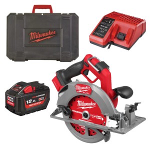 Пила дискова ручна акумуляторна MILWAUKEE M18 FCSO190GR-121C ONEKEY, діаметр 190мм (зарядний пристрій М12-18 FC, 1 акумулятор M1