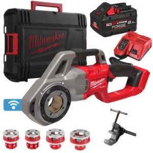 Інструмент різьбонарізний акумуляторний безщітковий MILWAUKEE, M18 FPT114-802CA (зарядний пристрій M12-18 FC, 2 акумулятори FB8