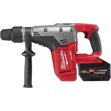 Перфоратор акумуляторний безщітковий SDS-MAX  MILWAUKEE, M18 CHM-121C (зарядний пристрій M12-18 FC, 1  акумулятор FB12 12Аг, кей