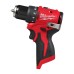 Дриль-шуруповерт акумуляторний MILWAUKEE M12 BLDDRC-402C, 40Нм (зарядний пристрій С12, 2 акумулятори М12 В4 4Аг, кліпса для реме