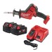 Пила шабельна акумуляторна MILWAUKEE, M18 FHZ-502X (зарядий пристрій M12-18 FC, 2 акумулятори М18 В5 5Аг, полотно, HDкейс)