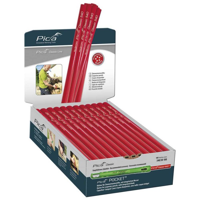 Олівець столярний Pica Classic 540 Carpenter 30cm, (100) Олівець столярний Pica Classic 540 Carpenter 30cm, (100)