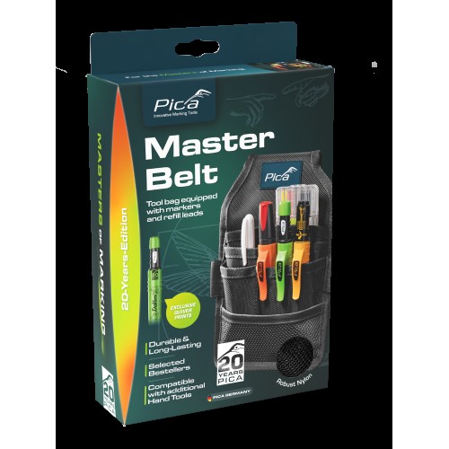 Набір для маркування профепрофесійний Pica Master Belt 20-Years-Edition (5шт) в сумці