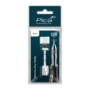 Запасні стержні PICA 7032/SB Fine Dry білий 0,9мм, 12шт