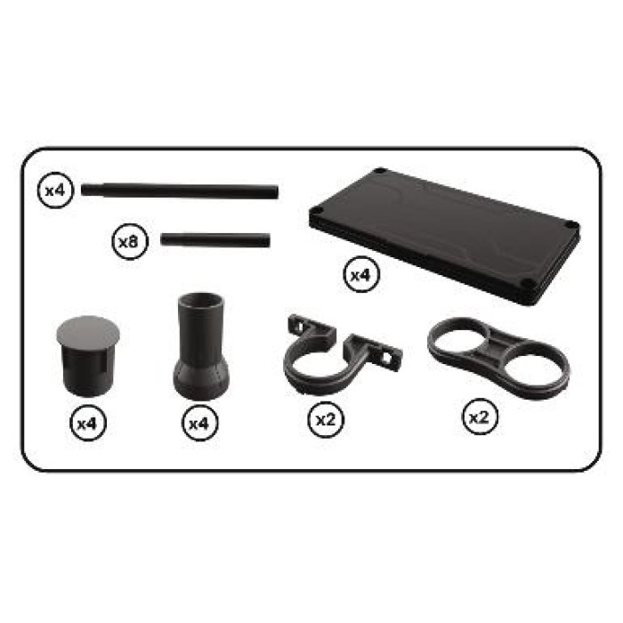 Система стелажів QBRICK SYSTEM REGULAR Mix 60/30см, 4 полиці, 100 кг (5901238263272) Система стелажів QBRICK SYSTEM REGULAR Mix 60/30см, 4 полиці, 100 кг (5901238263272)