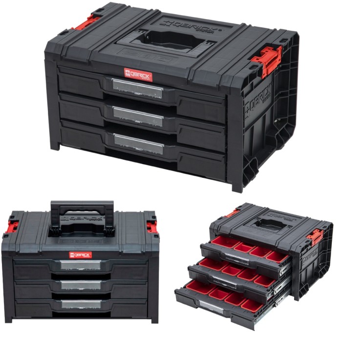Ящик для інструментів QBRICK SYSTEM PRO DRAWER 3 TOOLBOX 2.0 EXPERT Ящик для інструментів QBRICK SYSTEM PRO DRAWER 3 TOOLBOX 2.0 EXPERT