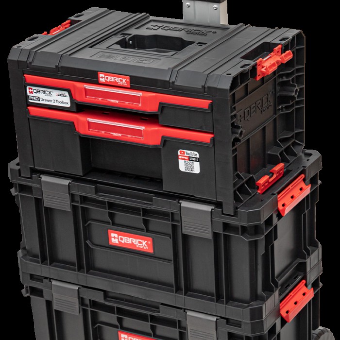 Ящик для інструментів QBRICK SYSTEM TWO TOOLBOX Alu VARIO 560 x 320 x 240 Ящик для інструментів QBRICK SYSTEM TWO TOOLBOX Alu VARIO 560 x 320 x 240